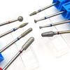 Diamond Nail Drill Bit Cuticle Clean Milling Cutter Nails For Electric Manicure Machine Accessories Ball Burr Removing