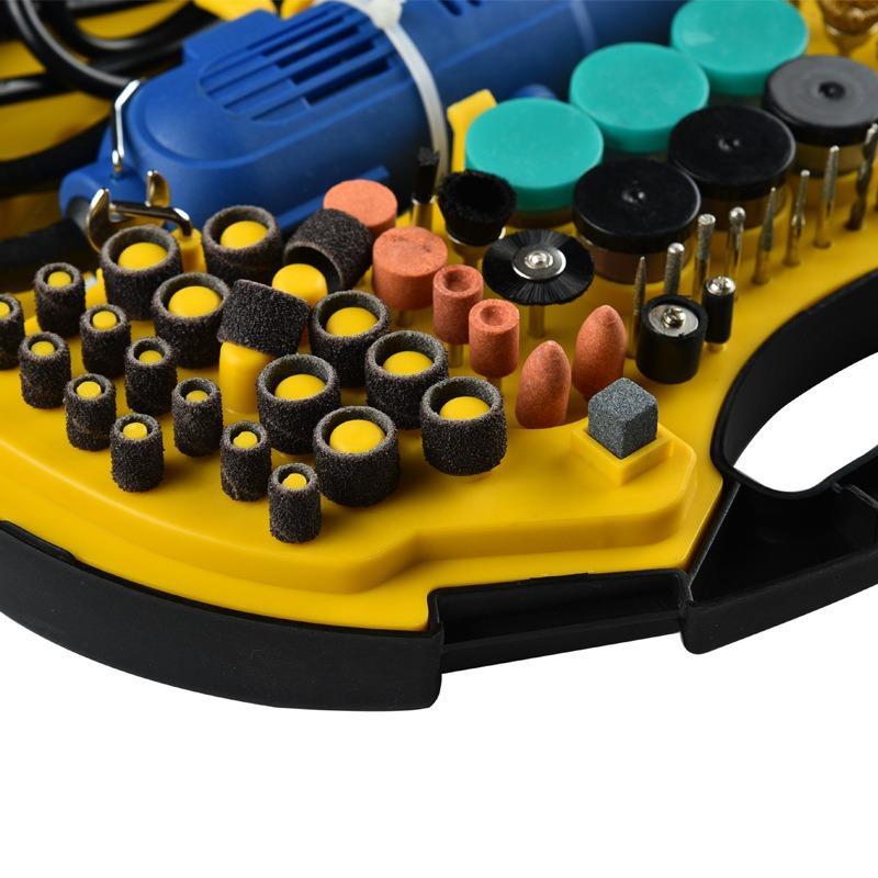 211pcs Electric Mini Engraving Machine Mini Hand Drill Grinding and Polishing Machine