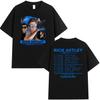 Rick Astley The Reflection Tour 2026 Camiseta Estampada Unisex Moda Vintage Algodón Manga Corta Camisetas Ropa Hip Hop Camiseta