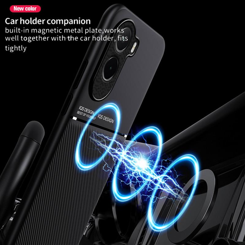 Rugged Non-Slip Case for Xiaomi Poco M7 4G Protective Cover Magnetic Suction Holder Coque Fundas Capa