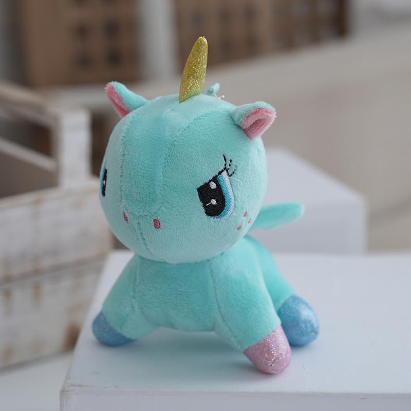 Unicorn Toy Plush Cartoon Cute Doll Keychain Backpack Pendant Child Holiday Gift