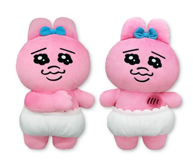 Big Stuffed Toy with Pompoms On the 2 Types Available OpanchuUsagi Chest,