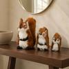 Window Placement Animal Figurine Realistic Textured Piece for Shelf Styling, Scene Layouts, and Display Corners