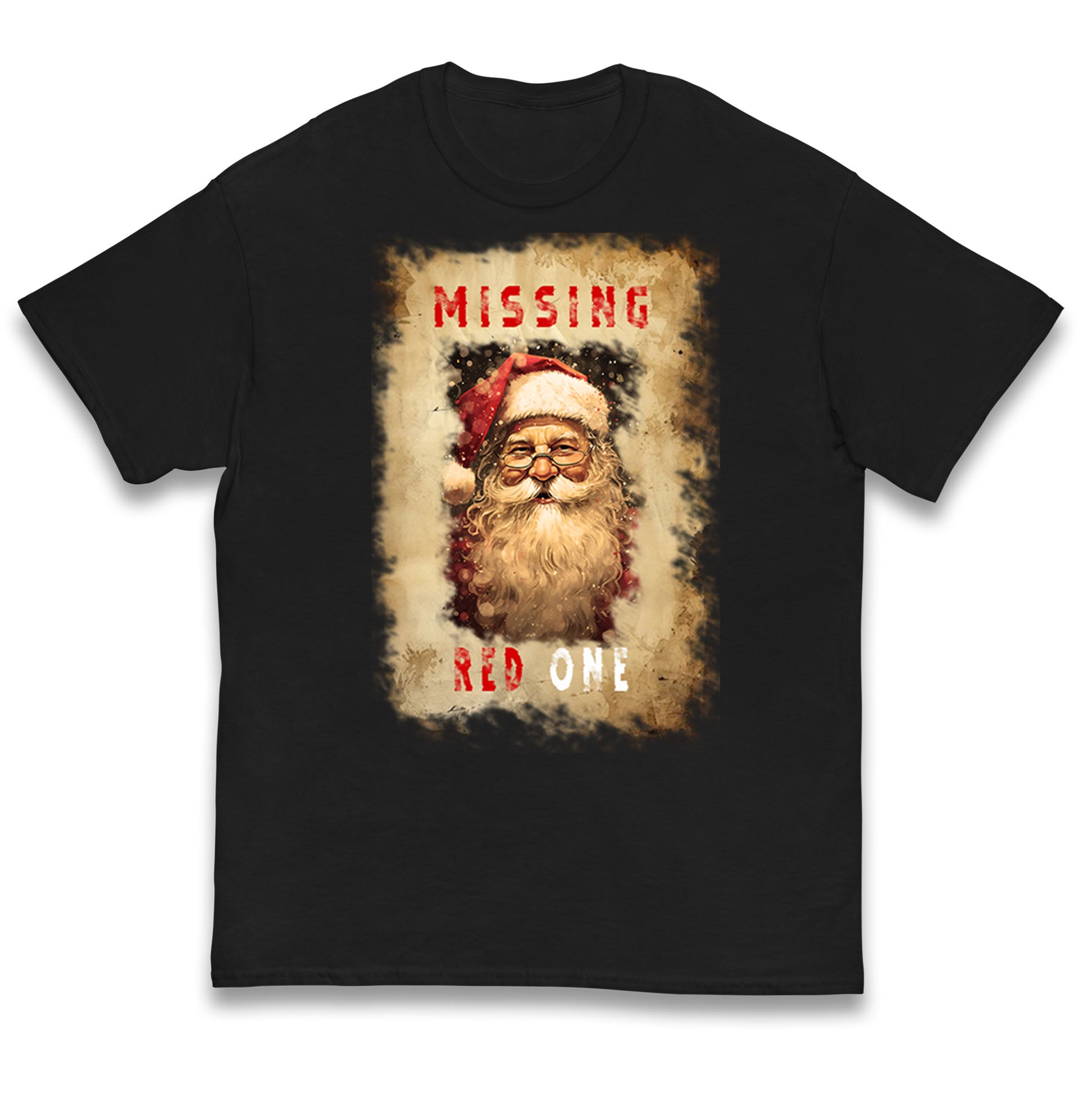 Missing Santa Claus Notice Christmas Kids T Shirt 120