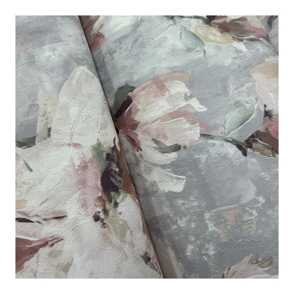 Grandeco Camilla Floral Vinyl Wallpaper