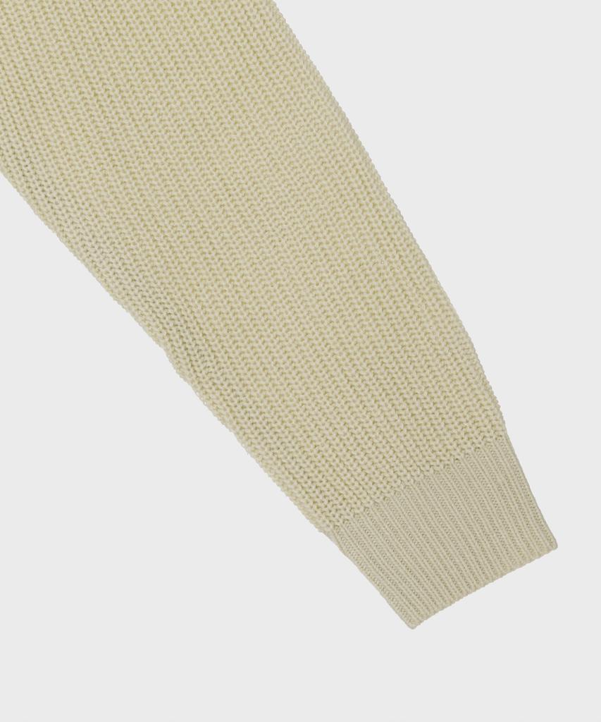 BASIC HOUSE Uni Daily Round Neck Knit Light Beige Lxkt2101