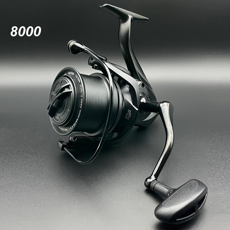 

Прочные катушки серии 8000-14000 для дальнего заброса 6+1 экранированных подшипников Высокое передаточное число Подходят для пресноводных и морских удилищ Амбидекстральные 14000