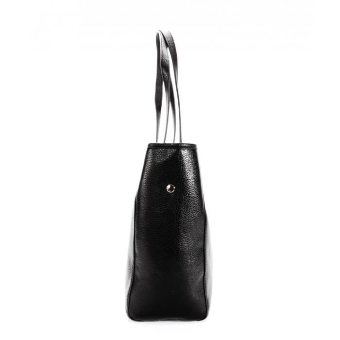 Tote Bag - CHRISTIAN LACROIX - Amatista 4 - Black - Saffiano Leather - Removable Shoulder Strap