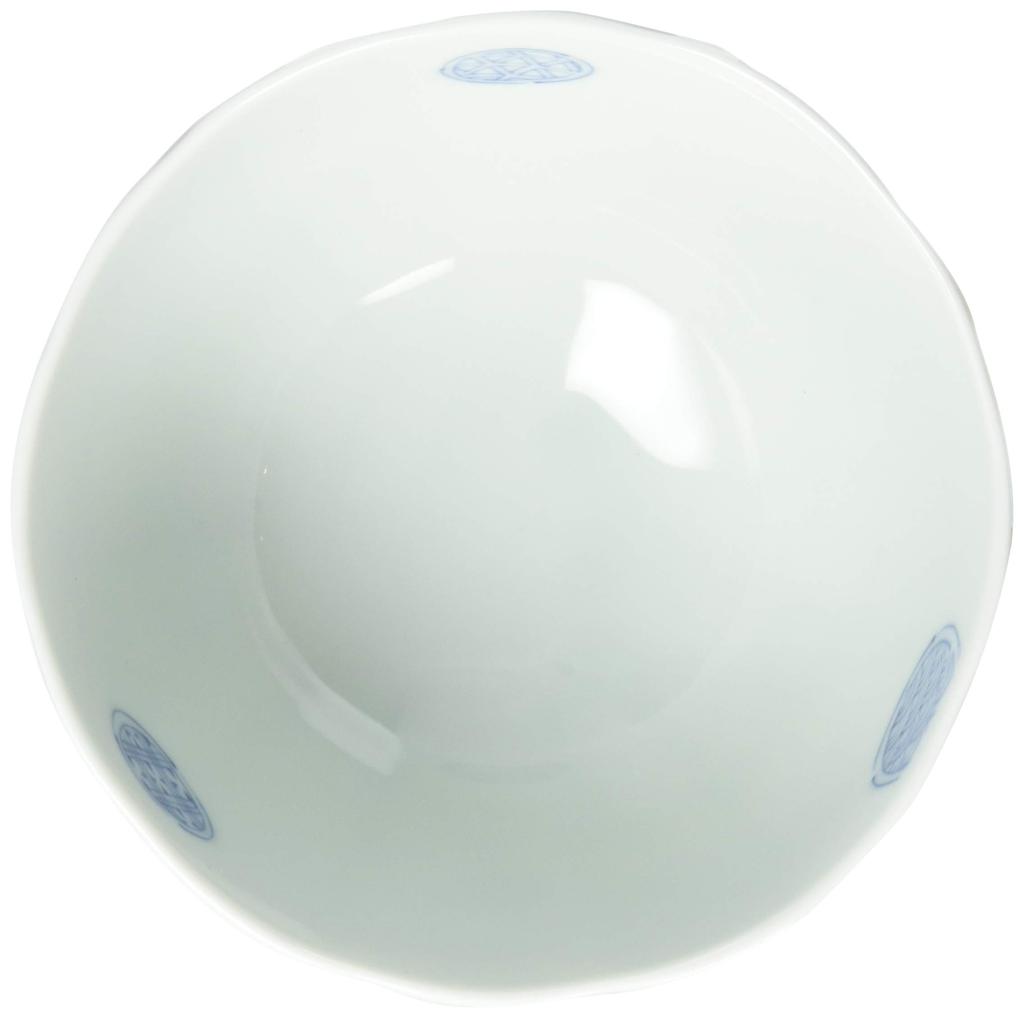 Mino ware Rikyu bowl, round pattern karako 136147 Mino ware Rikyu bowl, round pattern karako 136147