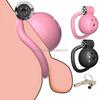 Pink Chastity Cage Wholesale ABS Male Penis Chastity Cage Set Small Bird Chastity Cage Belt With 5 Size Padlock Cock Ring