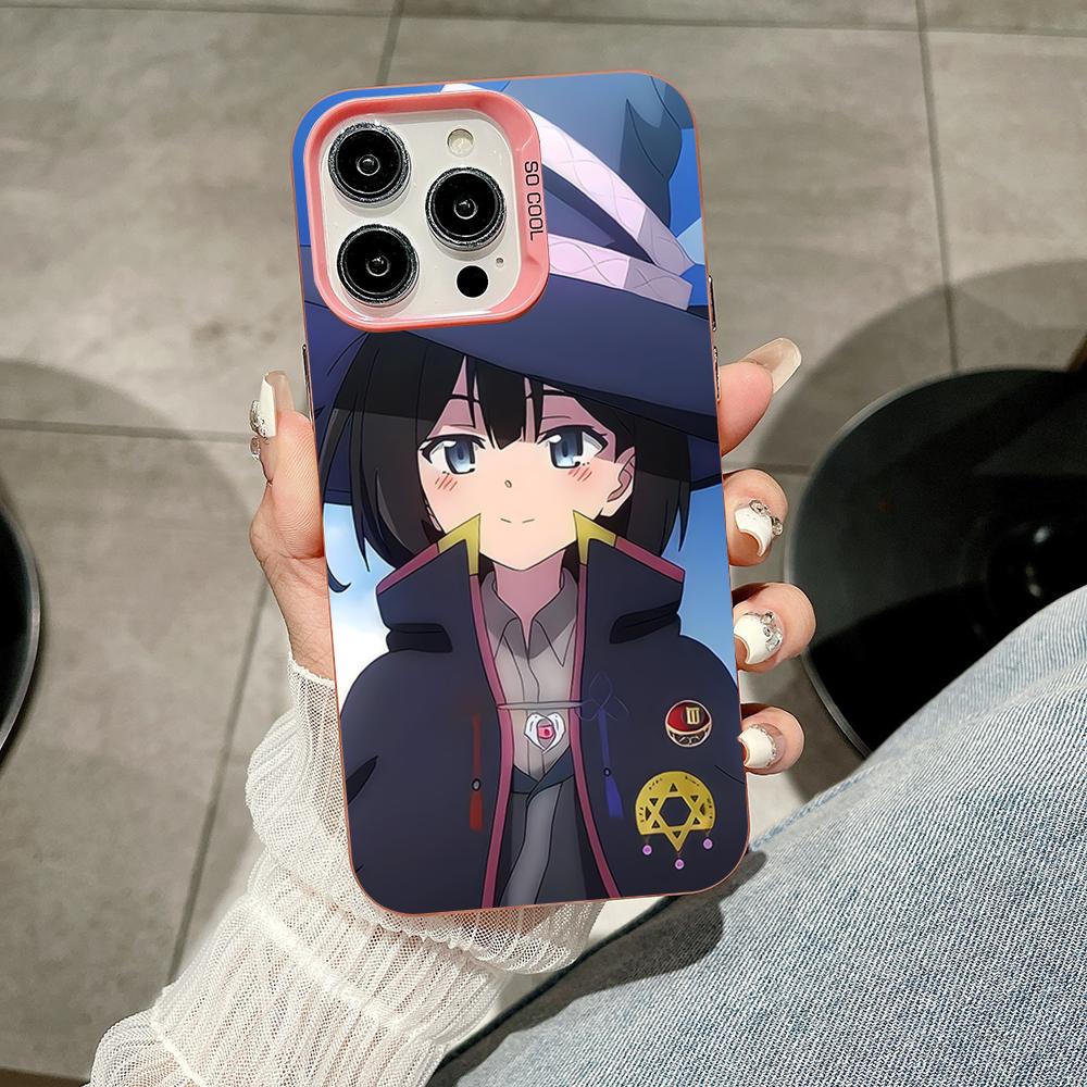 

Wandering Witch Saya Phone Case for iPhone 17 16 15 14 13 12 11 X XR XS Air Pro Max Plus Pink Colorful Silver Cover iPhone Air