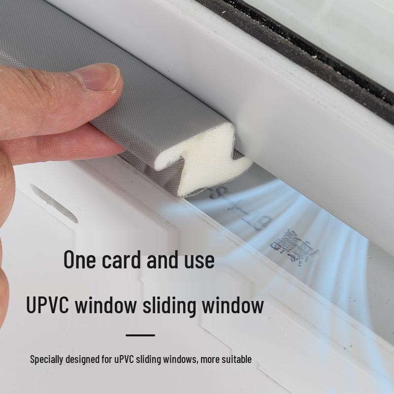 Dinggu Z-type Sliding Window & Door Seal Strip - Soundproof & Windproof for UPVC Windows