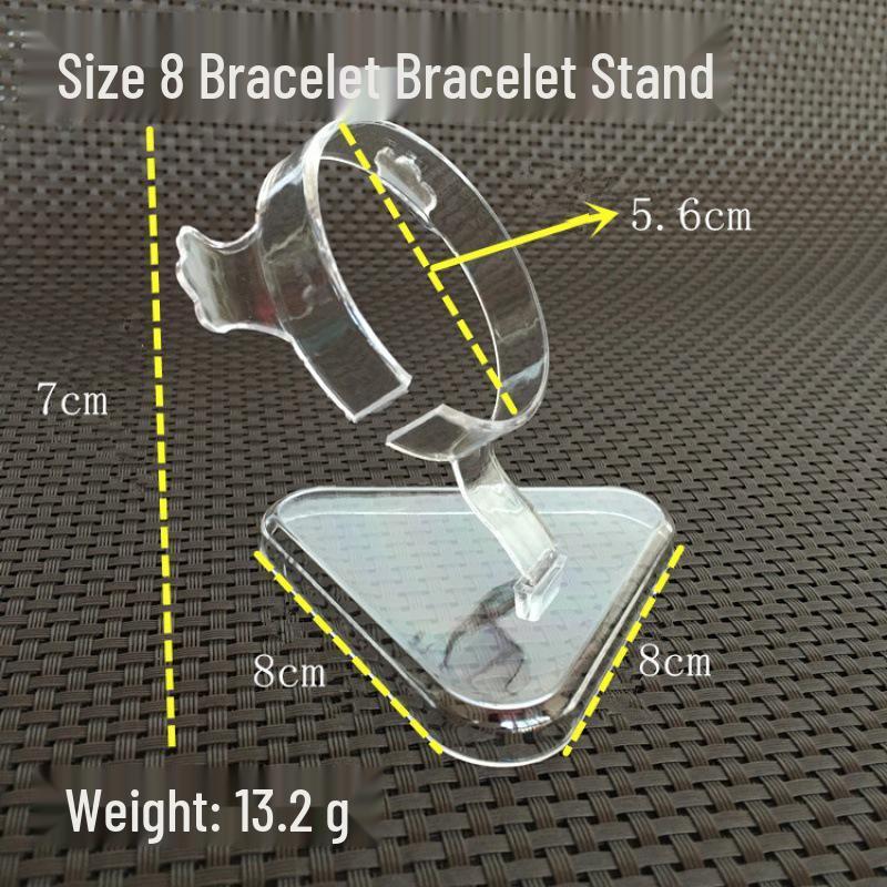 Acrylic Gold & Silver Transparent Bracelet Display Stand for Jewelry & Ornaments
