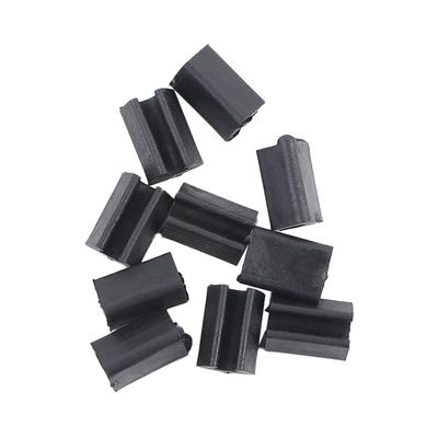10pcs Tilt Anti-Front Tubing Caps Furniture Feet Floor Glides Chair Leg Pad Tube Rear Pad Damper Stool Pipe Clamp