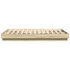 Vidaxl Bed Frame, Sonoma Oak, 160X200 Cm, Wood-Based Material