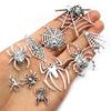 10-20pcs Antique Silver Plated Spider Handmade Charms Pendant DIY Jewelry Making Accessories Findings for Bracelet Necklace