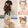 4 Stück Kinder Süße Haar Pony Clip Set Fischschwanz Bedruckte Schmetterling Haarspangen Kinder BB Clips Haarspangen Mädchen Accessoires Kopfschmuck