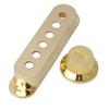 Pickup Cover Knob Easy Hard Gold & 1V2T, Installation, Plastic, 26x16x13mm, 48/50/52mm,