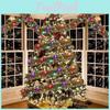Colorful Pvc Christmas Decoration Garland For Holiday Party Atmosphere 500cm Length