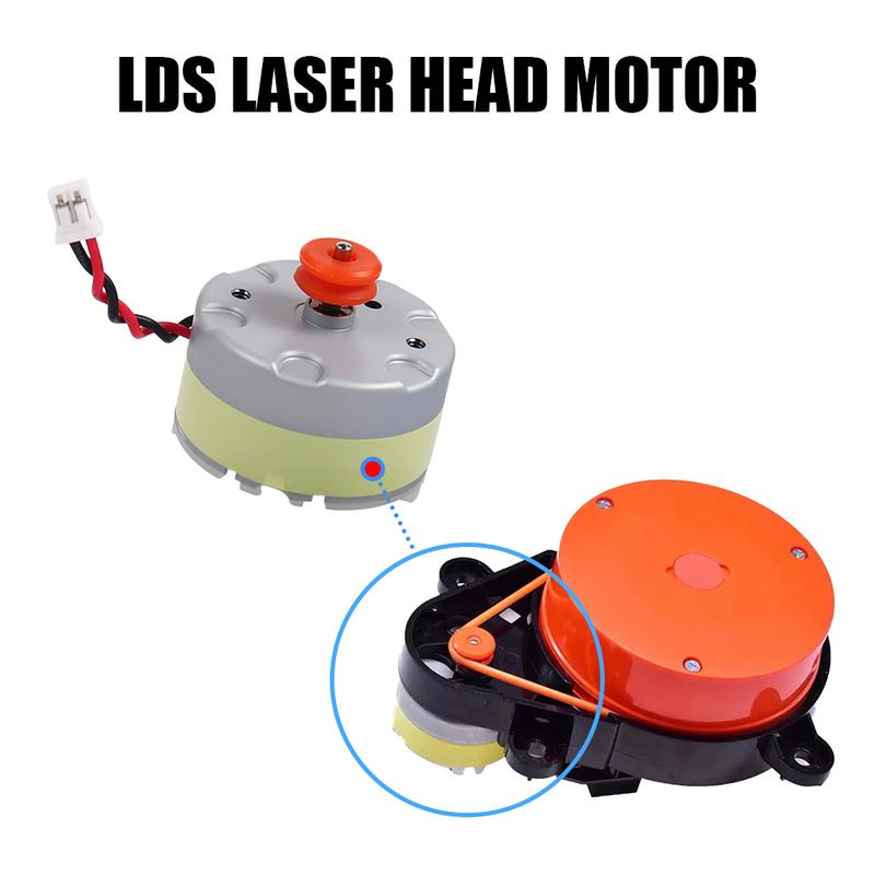 LDS Motor for Roborock S50 S51 S55 S5 S5 Max S6 Pure S6 MaxV T7 Vacuum Cleaner Distance Sensor With Orange Pulley Motor