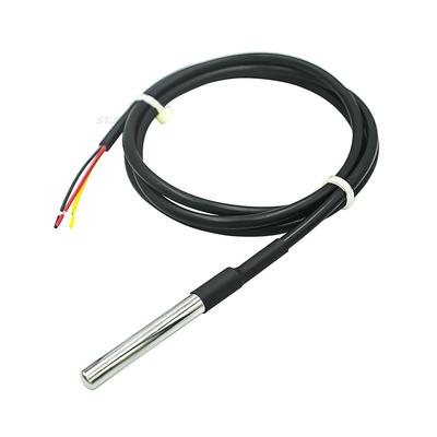 Waterproof 18B20 Temperature Probe Temperature Sensor Stainless Steel Package 1 Meter/2meter/3meters Wire (DS18B20)
