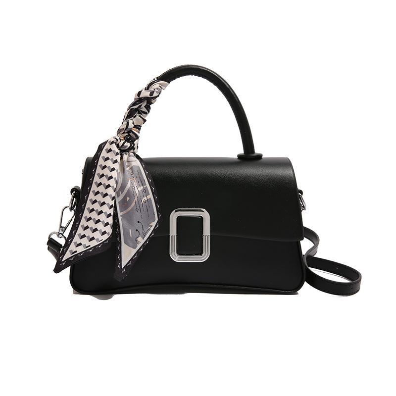 New Retro Portable Small Square Bag Women's Bag Trendy Versatile Shoulder Texture Fashionable Commuter Messenger Handbag