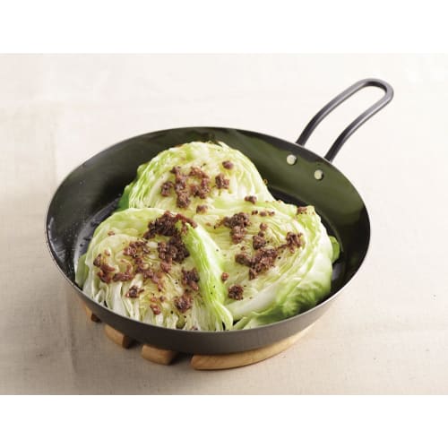 Pearl Metal One-Handed Grill Pan, 16cm, with Recipe, Induction Compatible, Iron, Easy Cooking, Made In Japan, HB-372