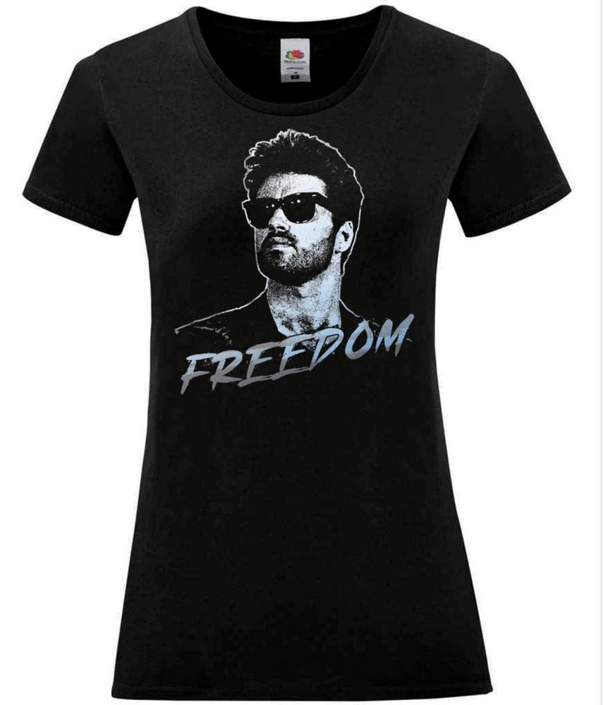 George Michael Freedom Lady fit T-shirt - Black Unisex T-Shirt XXL