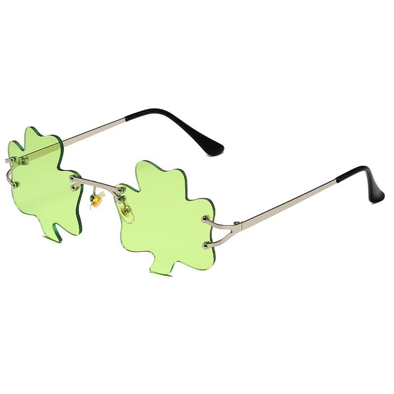 MGparty St. Patrick's Day Shamrock Glasses Irish Lucky Green Clover Sunglasses Saint Patricks Accessories Party Favor
