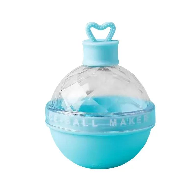 Ice Ball Maker Silicone 3D Big Large Round Sphere Hgh Ball Ice Shape Cube Mold Tray for Whiskey