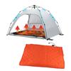 Heated Sleeping Bag Pad Mattress USB Power Warm Heating Mat with 5 Heating Zone 3-  Temperature for Indoor Outdoor Camping Travel