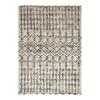 Berber Living Room Rug In Ecru Recycled Cotton 160x230