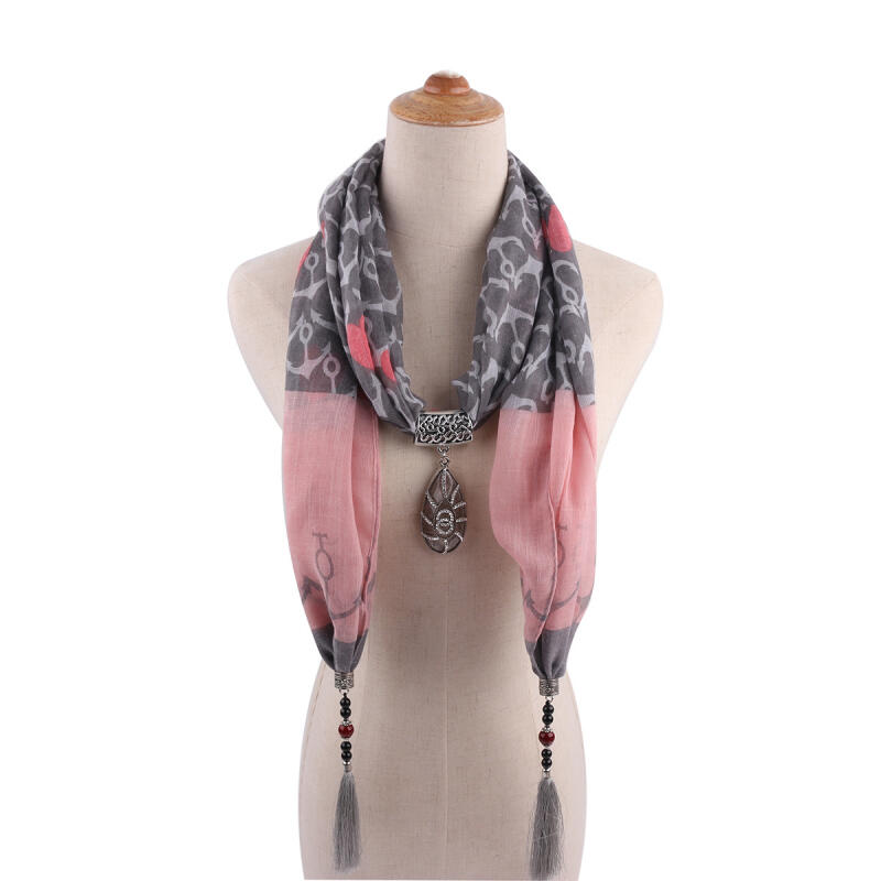 Women's Shawl Scarf Necklace Ethnic Style Scarf Mongolian Clothing Accessories