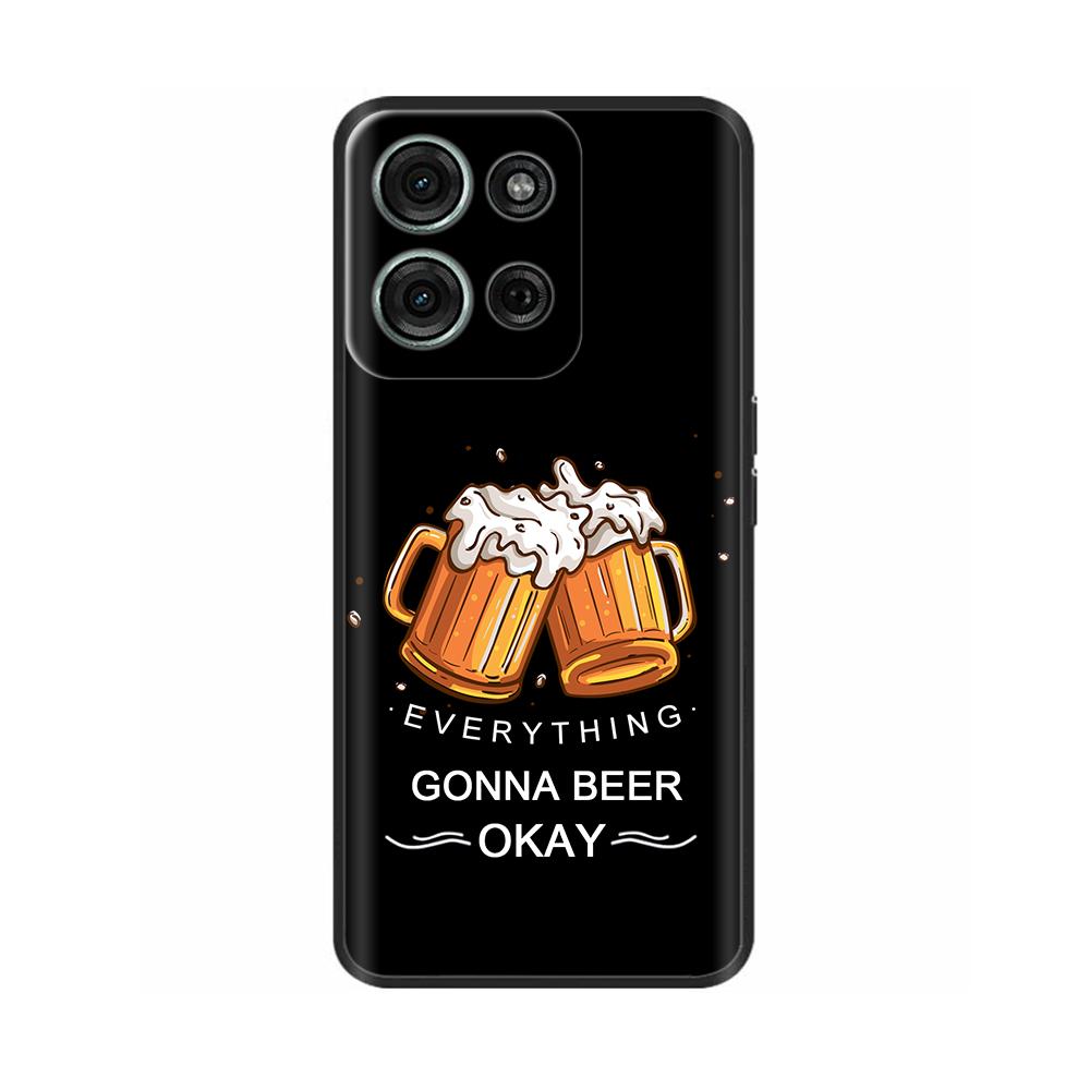 For Motorola Moto G75 Case for Moto G35 G55 G15 Cute Painted Soft Cases Phone Back Cover For Motorola Moto G75 5G MotoG75 Fundas