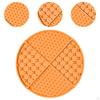 Slow Feeder Mat for Dog Silicone Non Slip Licking Food Treats Butter Blue