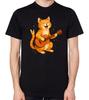 Cat Playing The Guitar Unisex T-Shirt