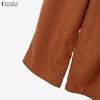 ZANZEA Women Sleeveless Vest Tops and Pants Casual Two Piece Suit Sets