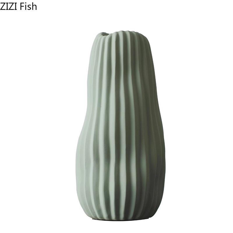 Colorful Irregular Shape Ceramic Vase Table Decoration Flowers Arrangement Modern Style Floral Vases Room Aesthetic Decor