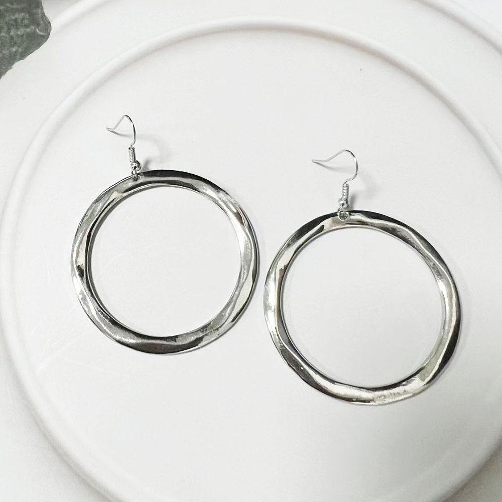 

High quality European and American alloy fashionable versatile simple geometric hollow figure long necklace earrings sleeve chain