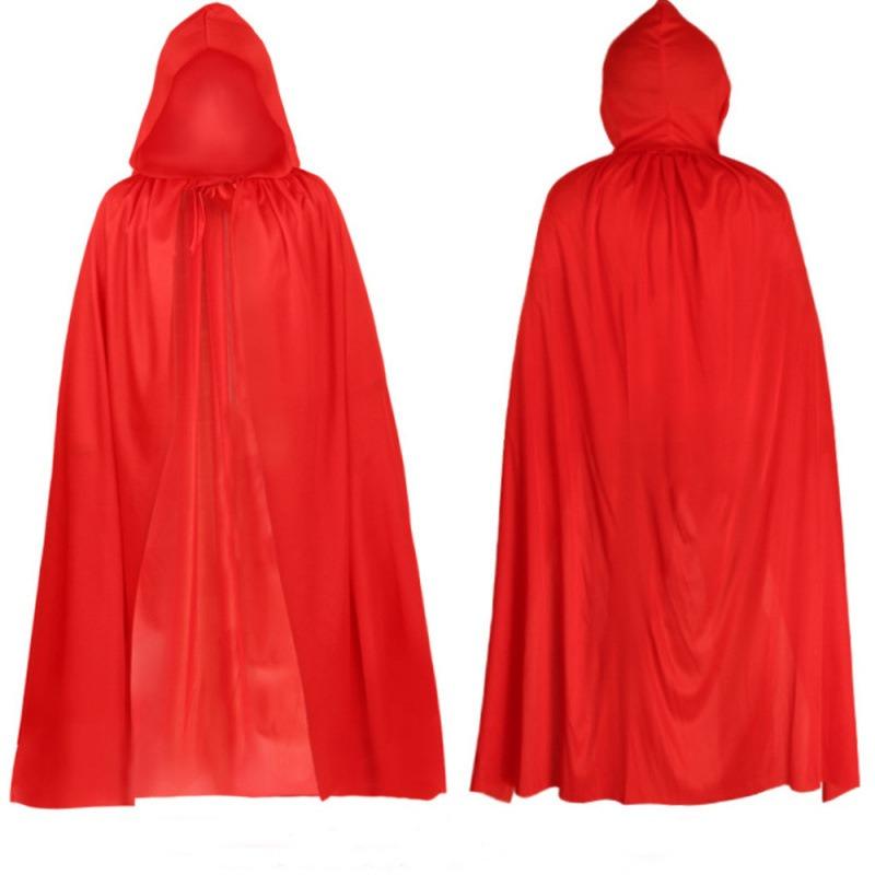 Halloween cape reaper cape black red single double cape pirate reaper cape