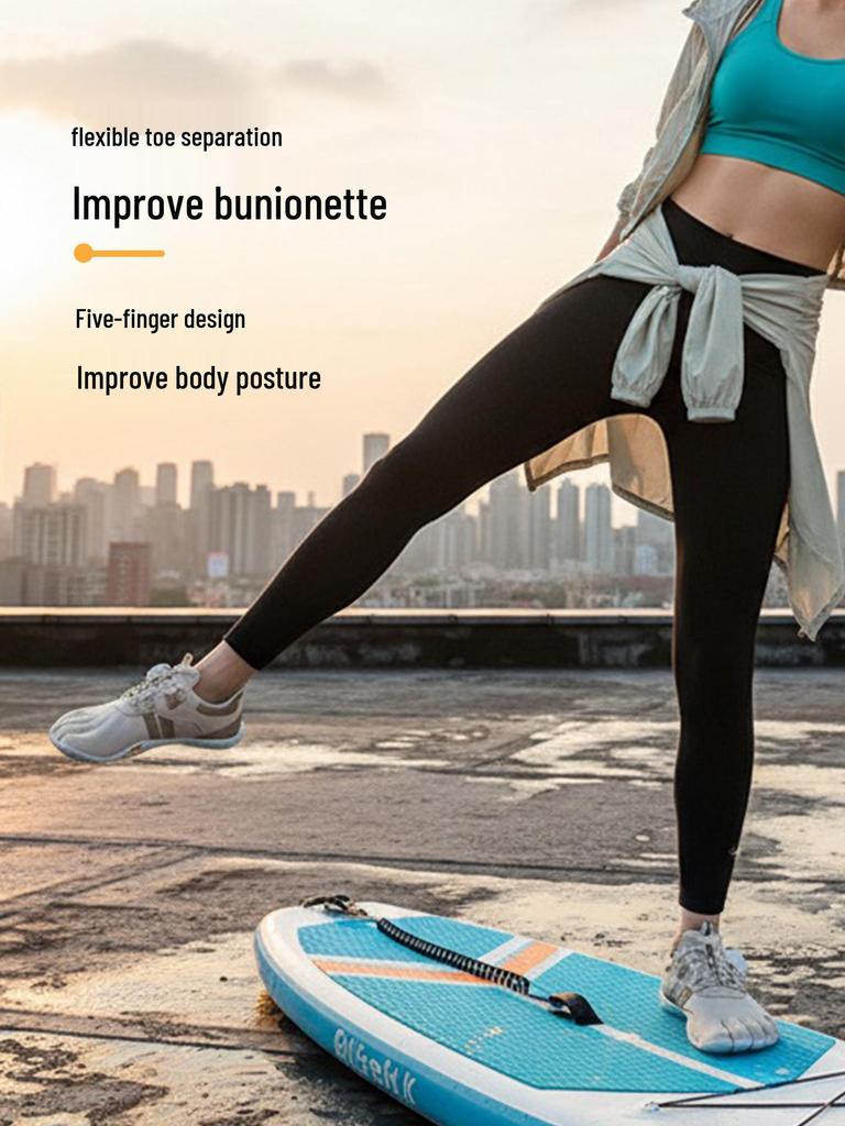 GallonShark Barefoot Five-Toe Yoga & Pilates Shoes for Indoor Fitness