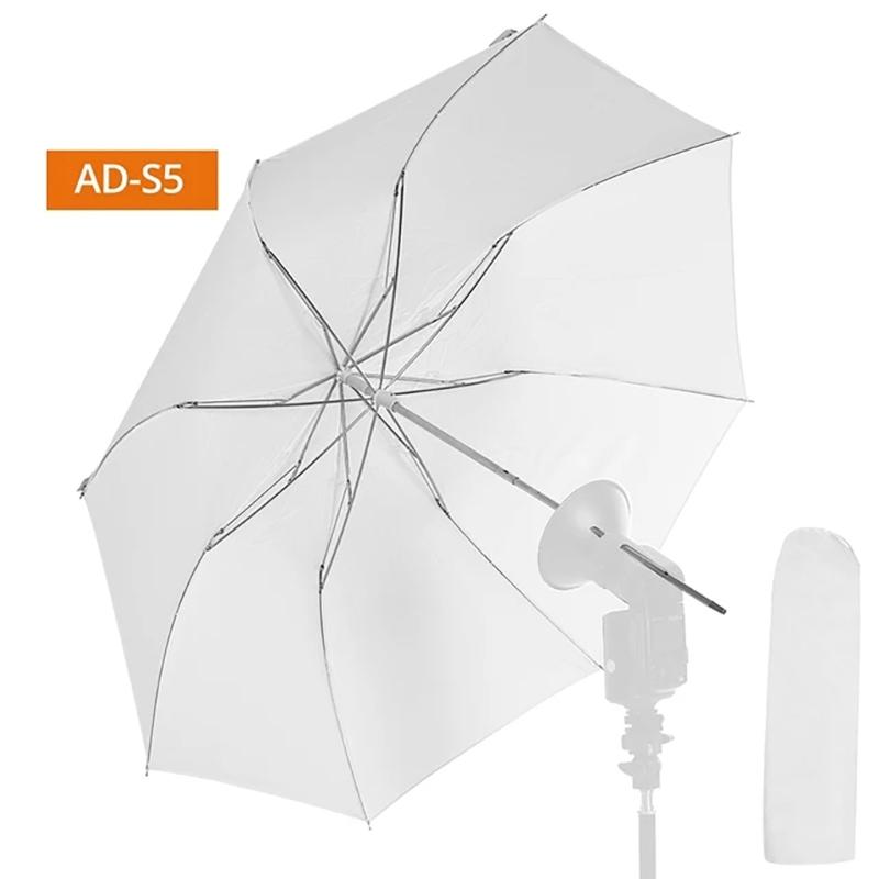 ADS5 Foldable Soft Umbrella Portable Studio Photography for Studio Flash Speedlites Creating Natural and Even Lighting