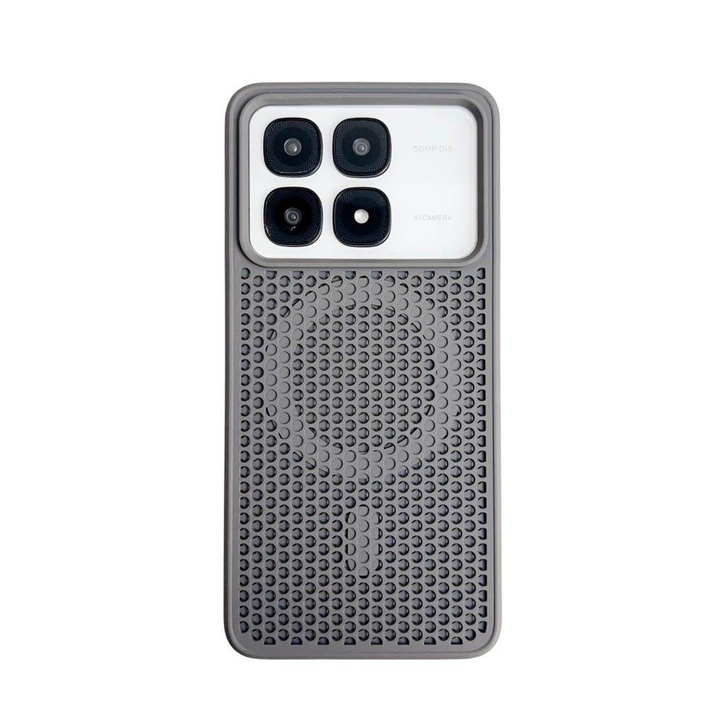 Redmi K80PRO Magnetic Suction Heat Dissipation Mobile Phone Case Xiaomi 17 Hard Case Simple Solid Color Wireless Charging Magnetic Attraction Is Suita