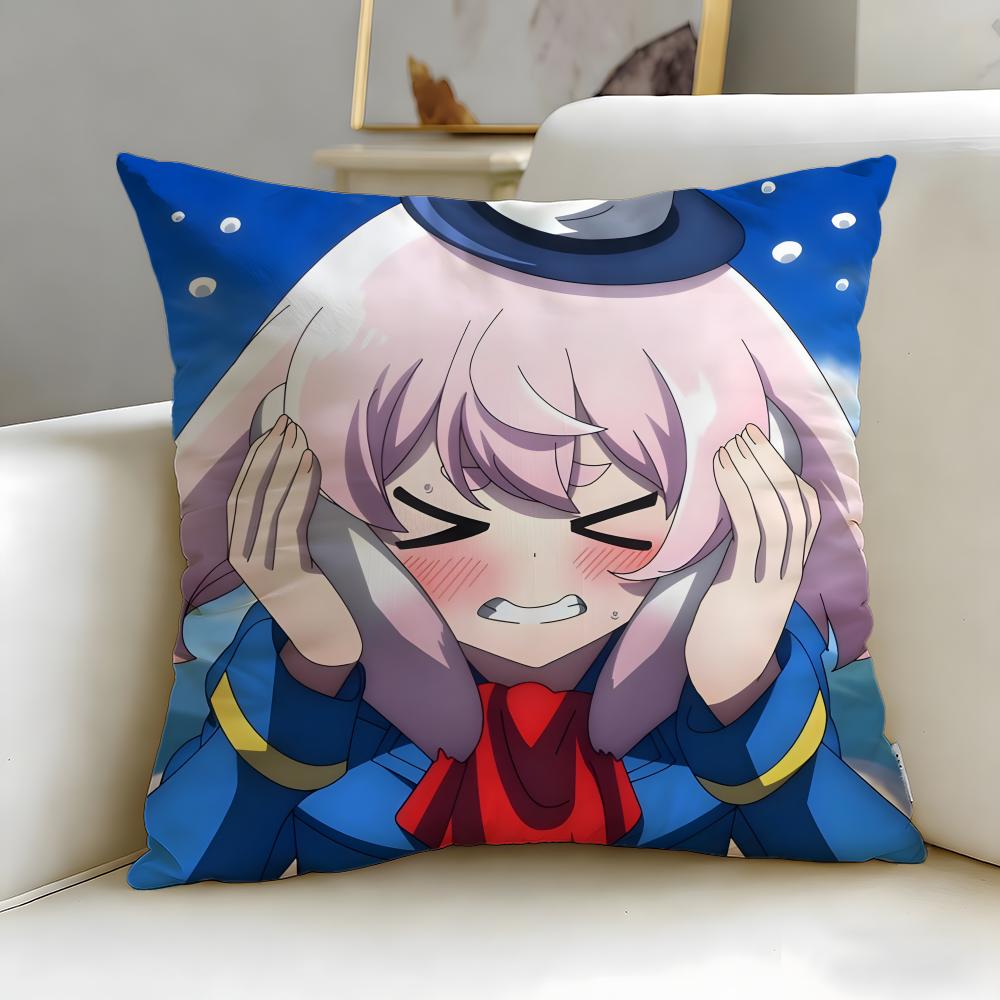 Action Anime ShangriLa Frontier Kissenbezug Weich Leicht zu Waschen Kissenhülle Vielseitig für Sofa Bett Reise und Büro