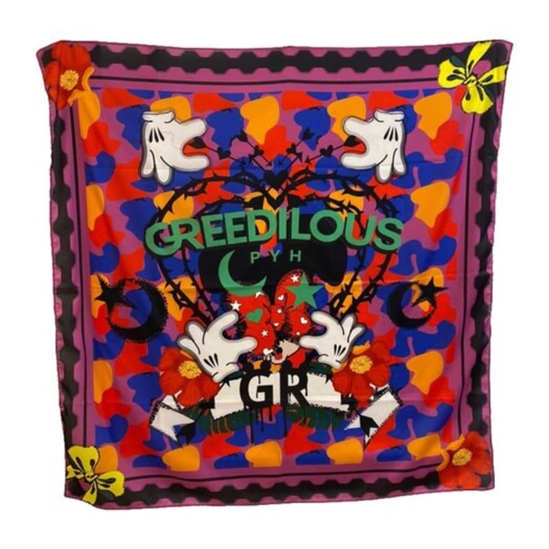 

GREEDILOUS GREEDILOUS RED CAMOUFlAGE SCARF-LARGE 1