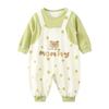 Youqi Baby Faux Two-Piece Long-Sleeve Romper