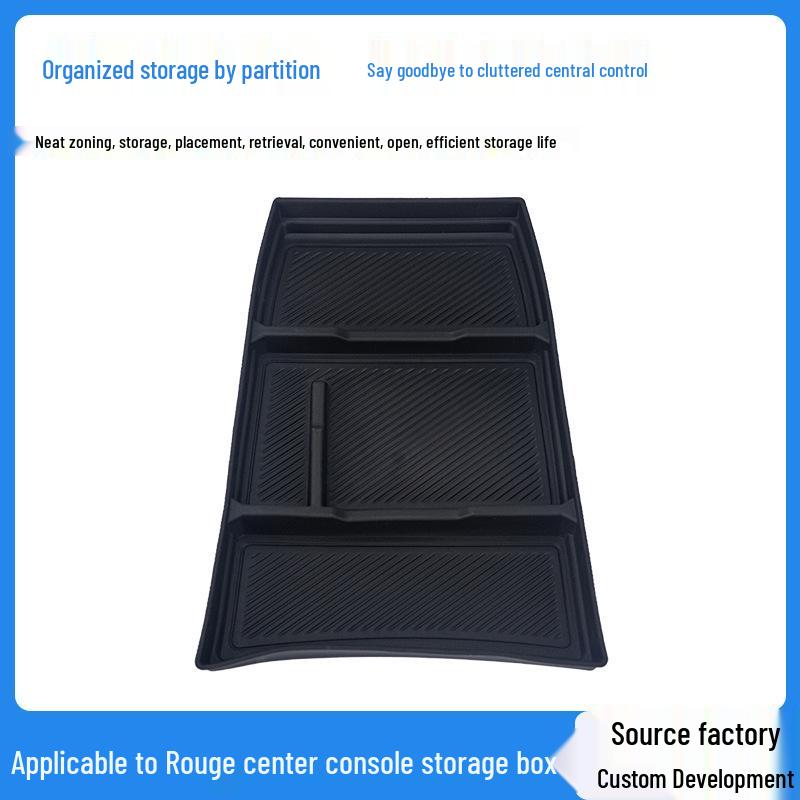 Enhanced TPE Storage Box with Compartments for 21-24 Nissan Rogue Lower Storage Compartment