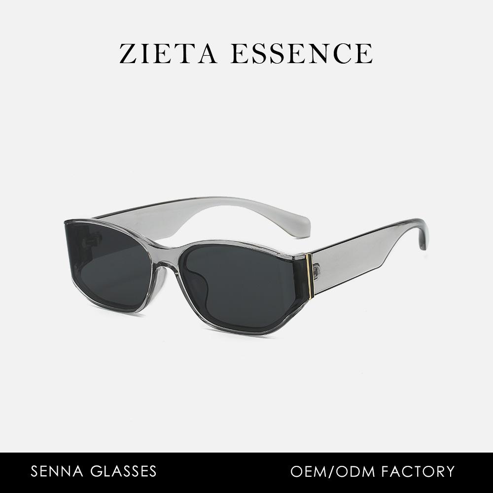Curved Frame Sunglasses Small Frame Street Sunglasses Hip Hop Driving Glasses