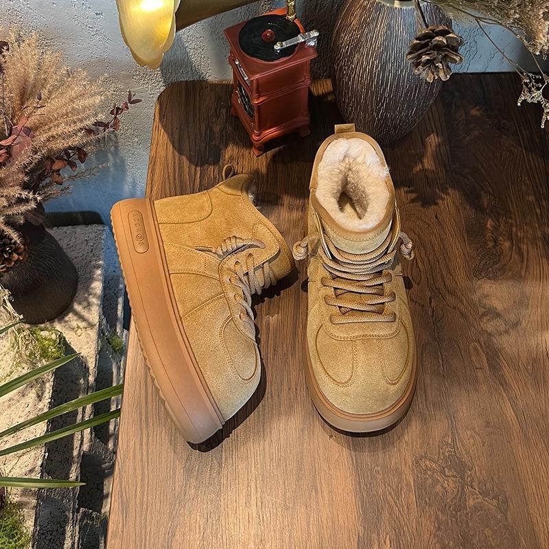 

Foam sole toe snow boots women s new winter thickened cotton shoes warm ancient boots 35