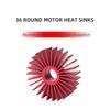 3D Printer Parts Heat Sink for 36 Round Motor Aluminium 1-5 Pcs Heat Dissipation Cooling Accessories Heat Sink for Voron 1.0 2.4